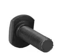 T-head screw M8 M10 M12 Carbon Steel T Bolt Screw Square Bolts T-Head Chute T-Bolt Shape Type Rectangle Hammer Head(M10x80mm(5pcs) HT)