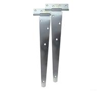 T Hinges for Smooth Swinging Motion Strong and Secure Attachment (White zinc)