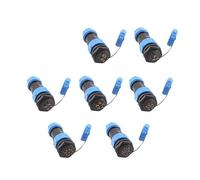 T&I IP68 waterproof aviation plug socket circular rear nut connector 2 3 4 5 7 9 12 pin SP21 butt connector IDGTTLDF(SP21-4P)