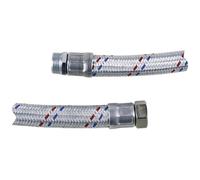 T.I.P. 30903 Flexible Armoured Hose 60cm Rust-Free Easy Mounting