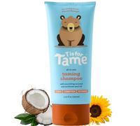 T is for Tame Shampoo - 3-in-1 Gentle Yet Effective Shampoo Cleanses, Conditions and Detangles Hair in One. Suitable for Babies and Children and All Hair Types. With Coconut and Sunflower Oil. 200mL