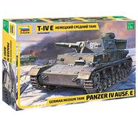 T-IV E Panzer IV Ausf H (Sd.kfz.161/2) Tank Plastic Kit 1:35 Model ZVEZDA