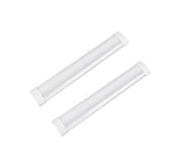 T&K TO-KING 2-Pack 1.3FT LED Batten Light,PC Body,10W 1000LM 6500K,Low Profile Wall/Ceiling Surface Mounted Fitting for Shop/Office/Garage/Warehouse/Kitchen/Living Room