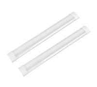 T&K TO-KING 2-Pack 2FT LED Batten Light,PC Body,20W 2000LM 6500K,Low Profile Wall/Ceiling Surface Mounted Fitting for Shop/Office/Garage/Warehouse/Kitchen/Living Room