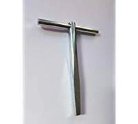 T Key Square Drive (for use on Most Budget Locks Doors Horseboxes Bus Coach Trailers Boat Gas Loft Hatch Key). 100mmx80mmx6-9mm Taper