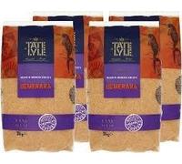 T&L Demerara Sugar 3kg (Pack of 4) - Premium Raw Cane Sugar | Golden Crystals with a Rich, Molasses Flavor | Perfect for Baking, Coffee, Tea, and Desserts | 100% Natural & Unrefined