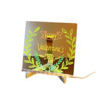 T LED Drawing Board,Glowing Board with Colors Doodle,Light Up with 7 Markers Pen Copying Picture Book & Tripod for Birthdays,Christmas,Halloween(M)