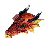 T-Light Holder Dragon Head Poly Resin 12.5X8.5X6.5cm