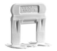 T-Lock - 1/32 (1mm) 100 Clips PERFECT LEVEL MASTER - Professional Anti lippage Tile leveling system - (1/32 spacers only), Red wedges not included and sold separately! by Tile Master