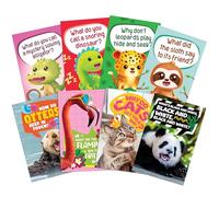 T MARIE 80 Funny Animal Joke Postcards with No Repeats - 4x6” Humorous Bulk Thinking of You Postcards for Kids, Grandkids, Students, and Teachers, Summer Camp, Lunchboxes and More