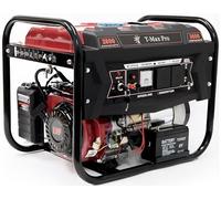 T-MAX Portable Petrol Generator 6000-WE ~ 3.2 KVA 8HP ~ Quiet Power Electric Key Start (Electric Key Start/Recoil Start)