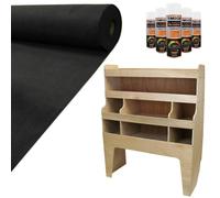 T-mech 11sqm Black Van Lining & VW Transporter Racking Unit