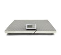 T-Mech Industrial Floor Platform Weighing Scales, 90cm x 60cm, Stainless Steel