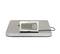 T-Mech 200kg Digital Postal Weighing Scales Letter & Parcel, Stainless Steel, 41cm x 36cm Weighs up to 200kg/ 440lb