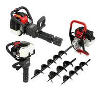 T-Mech Earth Auger & 2-Stroke Post Driver