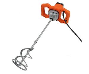 T-Mech Hand-Held Electric Paddle Mixer 1600W Plaster Mixing Tool Paint Stirrer M14 140mm Mixing Paddle 230v 13A UK Plug