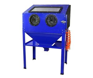 T-Mech Sandblasting Cabinet Sand Blasting Portable Work Station Heavy Duty Abrasive Bead Grit Sandblaster Sand Blaster 220L