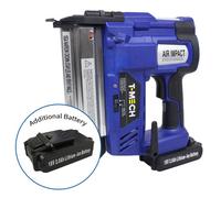 T-mech Nail & Staple Gun With Additional Battery, Blue