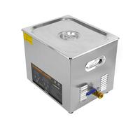 Digital Ultrasonic Cleaner 10L Professional Commercial Stainless Steel Ultra Sonic Bath Cleaning Tank Machine 1-30 Minute Timer 0-80°C Heater 300W 240V 40kHZ Jewellery Metal Part FREE Wire Mesh Basket