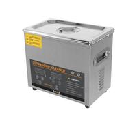 Digital Ultrasonic Cleaner 3L Professional Commercial Stainless Steel Ultra Sonic Bath Cleaning Tank Machine 1-30 Minute Timer 0-80°C Heater 120W 240V 40kHZ Jewellery Metal Parts FREE Wire Mesh Basket