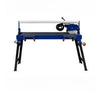 T-Mech Wet Tile Cutter Bench 1200mm: 1400W Diamond Blade, Laser Guide, Water-Cooled, Non-Slip Surface (26125)