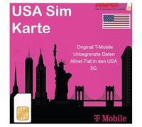 T-Mobile Prepaid SIM Card - Unlimited Internet Data USA, 5GB Free Roaming Canada and Mexico with Unlimited Calls and Texts Unlimited 21 Days