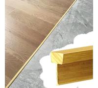 T Molding Brass Floor Transition Strip, Seam Cover Wood to Tile, Doorway | Slim Brushed Solid Brass Gap Connecting Decoration Bar, Cuttable Divider Strip/ Threshold Bar(L110cm/43",W5xH15mm(0.2x0.59"))