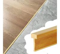 T Molding Brass Floor Transition Strip, Seam Cover Wood to Tile, Doorway | Slim Brushed Solid Brass Gap Connecting Decoration Bar, Cuttable Divider Strip/ Threshold Bar(L160cm/63",W5xH12mm(0.2x0.47"))