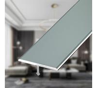 T Molding Floor Bar 90cm*3 Pcs Aluminum Cover Flat Divider Strip for Laminate Flooring Flooring Edge Trim for Seamless Room Edges(Bluish-Gray,15.0mm)