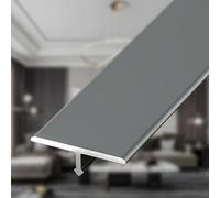 T Molding Floor Bar 90cm*3 Pcs Aluminum Cover Flat Divider Strip for Laminate Flooring Flooring Edge Trim for Seamless Room Edges(Dark Gray,10.0mm)