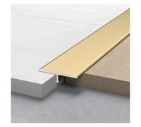 T-Molding Floor Gap Covering Joining Strip, Aluminum Floor Transition Strip, Wall Panel Trim Strip Cuttable, Floor Flat Divider Strip(Gold,5cm*270cm(90cm*3))
