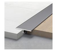 T-Molding Floor Gap Covering Joining Strip, Aluminum Floor Transition Strip, Wall Panel Trim Strip Cuttable, Floor Flat Divider Strip(Grey,6cm*270cm(90cm*3))