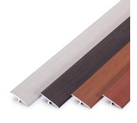 T Molding Floor Transition Strip 3ft Long, Aluminum Floor Flat Divider Strip Threshold Repair Floor Gap, Flooring Edge Trim Floor Cover Strips For Tile, Wood, Laminate Joins Gap(Thai teak color,W4CM*L