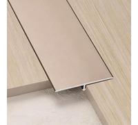 T Molding Floor Transition Strip Floor Flat Divider Strip Edge Trim Aluminum Alloy Profiles for Joining Floor Gaps, Threshold, Floor Tiles(Rose,20mm L2.7m/9ft)
