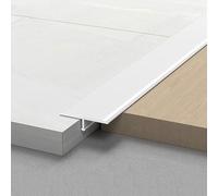 T-Molding Transition Strips Threshold Divider Trim for Bridging Gaps Between Floors for Door/Tile/Carpet/Wood Floors and Tiles(White,40mm L2.7m/9ft)