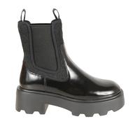 T Monogram Chelsea Lug Boot - female - Tory Burch - Chelsea Boots - Black - 5 1/2 UK - Shoes 5 1/2 UK