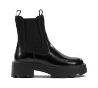 T Monogram Chelsea Lug Boot - female - Tory Burch - Chelsea Boots - Black - 6 UK - Shoes 6 UK