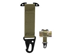 T-Mount Belt Clip, Molle Belt Clip Webbing Belt Clip Clash Hook Hanging Carabiner with Metal Hook Battle Belt Accessories for Tactical Backpack Vest Belt Gloves Keychains