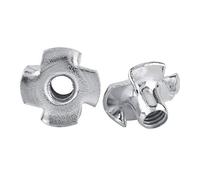 T Nut Four-Pronged Tee Nuts Zinc Plated Carbon Steel Nuts for Woodworking Furniture M3/M4/M5/M6/M8 (M8-30pcs)