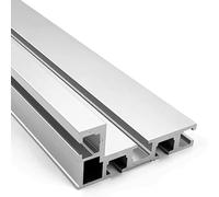 T Nut Rail Mitre Rail, 75 Type 1200 mm T Rails, Aluminium T-Slot Guide Rail, DIY T-Slot Mitre Rail Gauge, Woodworking Table Saw Mini T-Rail for Fence Attachment