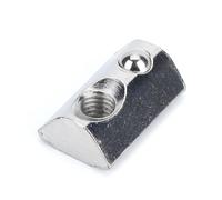 T Nuts 20Pcs M3 M4 M5 M6 M8 EU 20/30/40/45 Hammer Head T Nut Slide Square Shrapnel Steel Ball Nuts Aluminum Extrusion Profile Fasteners For Wood Furniture(Eu Standard Ball Nut,(40 Series) M4 20pcs)