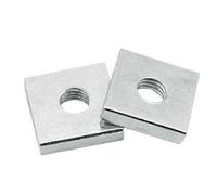 T Nuts 5~50Pcs M2 M3 M4 M5 M6 M8 Zinc Plated Carbon Steel Thin Square Nuts Slider Block For Aluminum Profile Accessory DIN562 For Wood Furniture(M3.5x8x8x2 (40pcs))