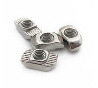 T Nuts M3 M4 M5 M6 M8 Hammer Head T Nut Drop In Fasten Connector Slide For EU 2020 3030 4040 4545 Aluminum Profile For Wood Furniture(40-M8 20pcs)