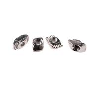 T Nuts M3 M4 M5 M6 M8 Slot T-nut Sliding T Nut Hammer Drop In Fasten Connector For EU 20 30 40 45Series Aluminum Profile 2020 3030 4040 For Wood Furniture(100PCS,45-M4)
