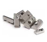 T Nuts, Sliding,50pcs/100 Pcs Half Round Ball Elasticity Spring Nut for Aluminum Extrusion Profile 2020 3030 4040 4545 CNC M3 M4 M5 M6 M8 Hammer Head(20S M4x100Pcs)