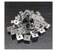 T nuts Three-Sided Nut Square Fixed Block Square Corner Lock Nut M3 Six-Sided Thread Plate Link Block Screws For Fixing Acrylic Box (Size : Only12PCSM3X5 Screw)