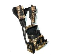 T.O.M HORIZONS Binoculars Harness Case Pack, Bino Pack with Rangefinder Compartment - Detachable Molle Compartments Camouflage for Hunting, Hiking and Birdwatching