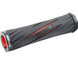 T-One Men's Blade Handlebar Grips, Black/Red, One Size