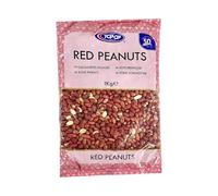 T op-Op Red Skin Peanuts 1Kg Raw Whole Peanuts with Skin Ideal for Roasting, Snacking, Cooking & Baking Natural and Fresh Product from India Pack of 1