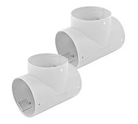 T Piece for Warm Air Pipes Truma Grey for 65 mm TS Tee Piece Ideal for Caravans & Motorhomes (2)